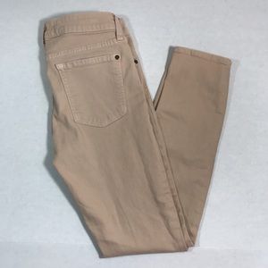 Vince Light Pink 5 Pocket Cropped Skinny Jeans